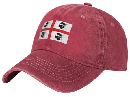 Baseball Cap Flagge Sardiniens, Italien (1950–1999) Baseballmütze Unisex Snapback Cap Verstellbare Trucker Hut Für Außenbereich Outdoor Running