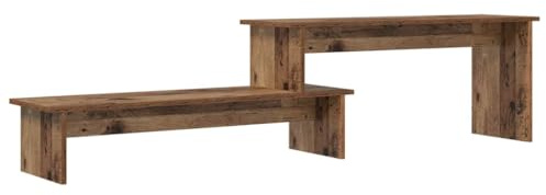 vidaXL TV Cabinet Old wood 180 x 30 x 43 cm Engineered wood, Modern Tv Cabinet, Rectangular Entertainment Center, Stylish Media Console, Functional Shelving Unit for Living Room Storage