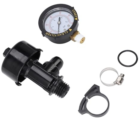 Riuulity Manuelles Entlüftungsventil mit Hoher und Langlebiger Druckfunktion für Poolfilter 98209800 Entlüftungsventil für Schwimmbäder und SPA-Zentren aus Kunststoff
