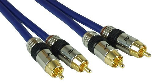 InLine 89715P cavo audio 15 m 2 x RCA Blu