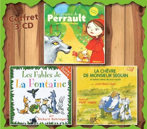 Les Contes De Perrault ; Les Fables De La Fontaine ; La Chèvre De Mr Seguin