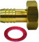 Boutté EA802 cannelé Embout laiton femelle 15x21 tuyau ø8