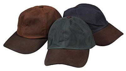 Hoggs of Fife Waxed Baseball Cap Brown