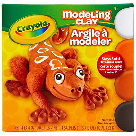 Crayola Modeling Clay, Non Drying, Assorted Colors, 1lb