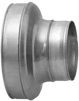 Metal Reducer Hydroponics Extractor Fan Flexible Solid Ducting 4 5 6 8 10 12 (6 150mm to 4 100mm)