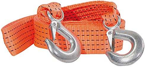 Streetwize - Heavy Duty Tow Belt w/Steel Hooks - 2.5 Tonnes, 3.5 Metre Length - Ideal For Towing: Cars, 4x4, Vans and Agricultural Vehicles