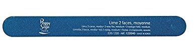 Lima per unghie 220/220, colore: blu