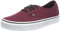 Vans Mixte Adulte Authentic Sneaker, Port Royale/Black, 40 EU