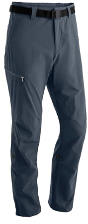 Maier Sports Nil, Herren Wanderhose, Wasserabweisende Outdoorhose für Trekking und Hiking, PFC-frei, mSTRETCH pro 4 & Dryprotec, Rollup-Funktion, Grau, 54 (W36/L32)