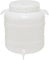 Ecoplast | Fusto in Plastica a Bocca Larga con Guarnizione e Tappo, Rubinetto non Incluso, Capienza 30 Lt, Colore Neutro, ø355x425, Made in Italy