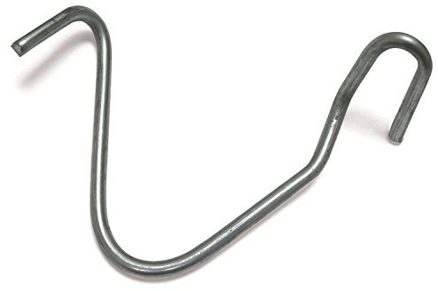 Zareba Clips de fil en T, Accessoire, Gris métallique, 100 pièces, Compatible avec pinces ou visseuse
