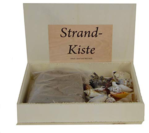 osters muschel-sammler-shop Strandkiste - Muscheln und Sand - eine witzige Geschenkidee als Urlaubsmitbringsel oder Urlaubserinnerung
