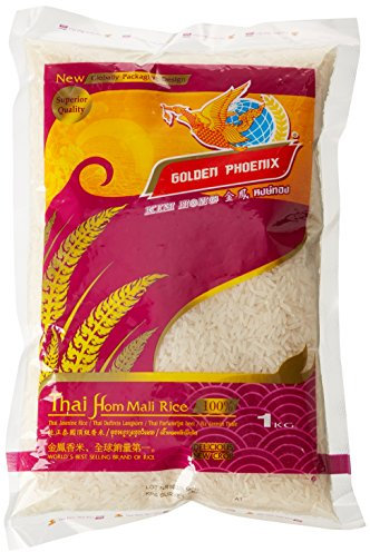 Golden Phoenix Riz Parfumé 1 kg - Lot de 2