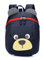 MCUILEE Süß Bär Mini Rucksack Kinder Babyrucksack Kindergartenrucksack Backpack Schultasche Kleinkind Mädchen Jungen mit Sicherheit Geschirre Zügel,Navy blau