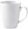 Q Squared NYC Allzweck Becher, 350 ml, im Ruffle Design, extrem stabil, für Kaffee, Tee, Glühwein, Brühe, Saft, in Farbe weiß