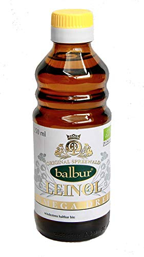 Balbur-Leinöl (Bio) aus dem Spreewald, erste Kaltpressung, naturbelassen, ungefiltert, bis zu 58% Omega-3 (250 ml, DE-ÖKO-034)