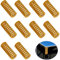 Favengo 10 Stücke 3D Druckfeder 3D-Drucker Zubehör Außendurchmesser 8mm Metall Druckfeder Beheizte Bett Federn für Motherboard Bottom Connect Leveling,Ender 3 Pro 3D Drucker Leichte Belastung, Gelb