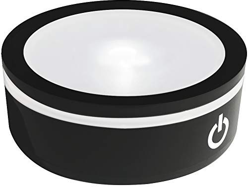 EUSTUMA Support Rond de Lampe LED antidérapant avec Plusieurs Couleurs, adapté à l'artisanat de Boule de Cristal de Verre, décoration de fête de Vacances. (Base Plate)