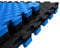 Sportmatte -FiveStripe- 1x1m Kampfsportmatte, EVA Kampfsportmatten (4 cm, blau/schwarz)