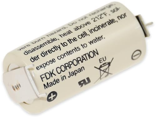 FDK CORPORATION FDK - Batteria al litio CR 17335SE-FT1, 2/3A, 2/1 Print ++/1, 3 V, 1800 mAh