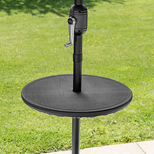 Harrier Tavolino per Ombrelloni - Perfetto per BIbite E Snack | Facile da Installare | Accessori Parasole | Compatibile con Ombrelloni con Palo di 40cm | Design Pratico | Attrezzature Esterni