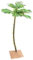 vidaXL Künstliche Palme mit 72 LEDs Beleuchtet Weihnachtsbaum Kunstpflanze Dekobaum Kunstbaum LED Baum Party Dekoration Außen Innen Warmweiß 120cm