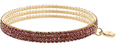 Lizas Armband HANSON crystal dreireihig 18mm (rosa)