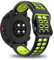 LXURY Silikon Armband für Polar Vantage M2/M - Atmungsaktiv, Doppelloch, Verstellbar - Schwarz, Schnalle - Uhrenarmband