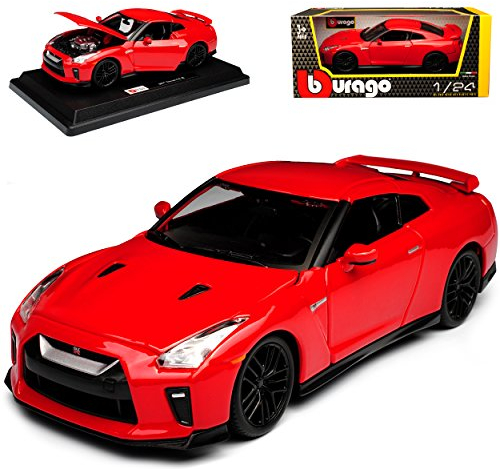 Generisch Nisan Skyline GT-R R35 Coupe Rot Modell Ab 2008 Version 2017 1/24 Burago Modell Auto