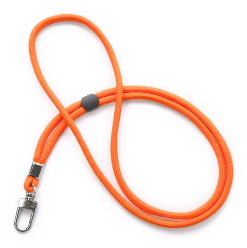 trage.band® langes verstellbares Trageband/Umhängeband mit Karabinerhaken, orange