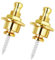 Banworks Quick-Release Locking Strap Buttons Security Straplocks for Acoustic/Electric Guitars Bass Pack of 2 JT/DSBDK-01 Golden