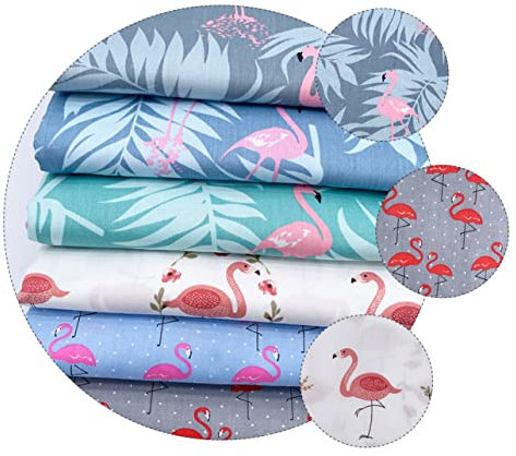 SEWACC Handgefertigter Baumwolldruckstoff DIY-Stoff Für Heimwerkerarbeiten Baumwolltücher Für Patchwork Taschen Geldbörsen Und Heimdekorationen