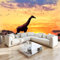 Fototapete Tier Giraffe Afrika Sonnenuntergang 300x210 cm Tapete Wandtapete Wanddeko Design Mustertapete Wand Dekoration Wohnzimmer Schlafzimmer Büro Flur