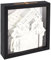 ccdcc 8x8 Shadow Box Picture Frame with Slot on Top,Black Wooden Tempered Glass Travel Memory Display Case for Bottle Caps,Tickets,Shells,Stamps