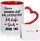 Valentinstag Tasse Personalisiert Geschenk mit Karte, Valentinstag Ich Liebe Dich Jeden Tag, Kaffeetasse, Valentinstagsgeschenk Für Sie, Partner, Freundin（330ml