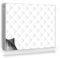 Cache Radiateur 80x60 cm Couverture Magnétique Facile à Installer Tapis Design pour Radiateurs pour Salon et Cuisine Protège et Décore - Matière matelassée Brillante, Glamour élégant