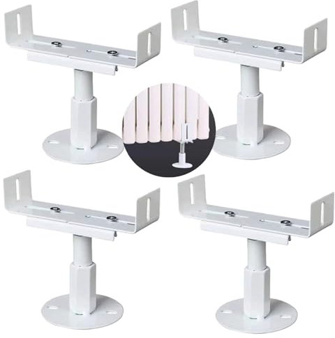 Générique Pieds De Radiateur Traditionnels pour Radiateur Hauteur Réglable Base en Acier Support De Sol Supports De Radiateur À Colonnes pour Raditeurs Colonnes
