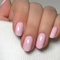 Pink Press On Nails Short Oval - 24PCS Light Pink False Nails Coffin - Solid Color Glossy Gel Fake Nails with Glue - Reusable Cute Acrylic Stick on nails for Women Girls Daily Wear
