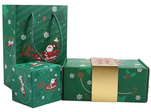Bosiyrggrl Surprise Gift Box Explosion for Money Merry Christmas Surprise Box Folding Bouncing Envelope Gift Box -Up Cash Gift Box Cash Explosion Luxury Gift Box Green