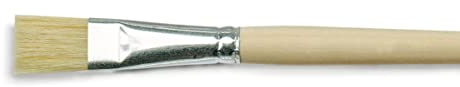 KREUL 722414 - Universalpinsel Borste, für Kunst, Hobby, Schule und Großverbraucher, Besatz aus strapazierfähigen Naturborsten, flach, Größe 14