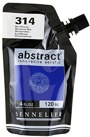 Sennelier : Abstract Acrylic Paint : 120ml : Satin : Ultramarine Blue