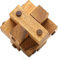 Logica Jeux Art. Cube Cloué - Casse-tête 3D en Bois Précieux - Difficulté 3/6 Difficile - Collection Leonardo da Vinci