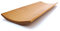 Reusable Bamboo Carbonized Brown Rectangle Sushi Serving Tray Plate 7 x 2.8 - 10 Pieces