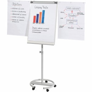 Franken Flipchart Eco Mobil rollbar lichtgrau