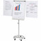 Franken Flipchart Eco Mobil rollbar lichtgrau