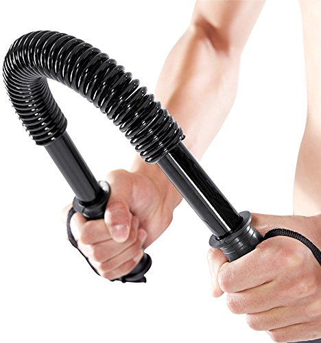 Boshen 20 kg Power Twister Bar für Brust, Arm, Oberkörper, Krafttraining, robuster Arm- und Brustaufbau