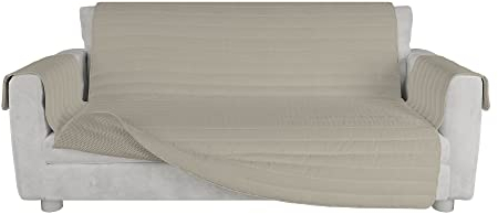 MB HOME Rutschfester Sofa Schonbezug Cozy, Creme, Dreisitzer