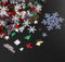 Adorfine 120g Metallic Konfetti Weihnachten Muster Konfetti-Schneeflocke Santa Rentier Weihnachten Tischdeko Streudeko DIY Handwerk Basteln für Weihnachtsdekoration