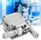 Hochgenauer linearer Tisch, linearer Schiebetisch XY-Achse Manuelle Plattformführung Typ Rollenrolle 30x30mm M2G-S30 für mechanische Geräte