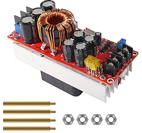 ALMOCN Spannungs-Boost-Buck-Modul, 1500 W, 30 A, DC-DC Boost-Stromwandler, Step-Up-Spannung, Netzteilmodul, in 10 ~ 60 V Out, 12 ~ 90 V (1500 W, 30 A)
